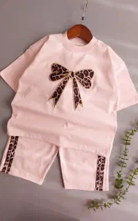 تیشرت شلوارک پاپیونی