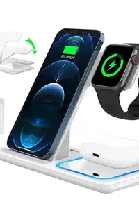 شارژر وایرلس فست شارژ سه کاره همزمان مدلEPU HP-W01