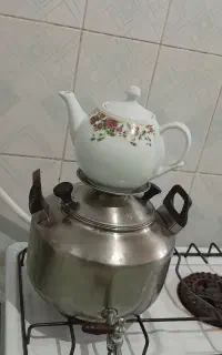 کتری استیل وقوری چینی۲تومان