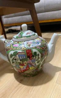 قوری گل مرغی قدیمی