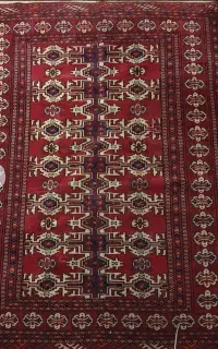 قالیچه چله ابریشم ترکمن