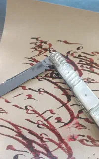 قلمتراش خوشنویسی استاد میثم علیخانی