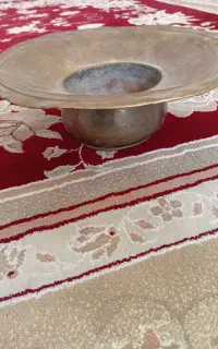 لگن. برنجی قدیمی(جای آفتابه)