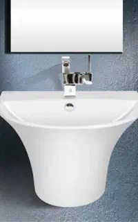 توالت فرنگی و روشویی