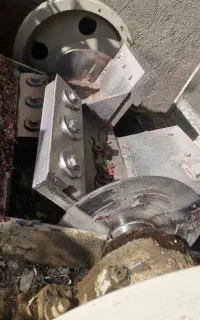 دستگاه آسیاب سبد دهنه ۸۰ سه فاز شمشیری در حد نو