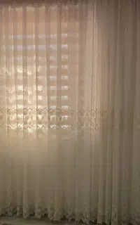 پرده ی توری به همراه زیر پرده و پرده های زبرا