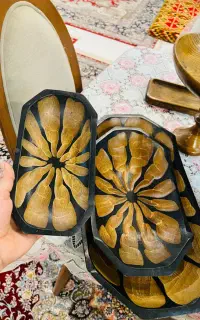ظروف چوبی حراج چوب گردو روستیک و چوب سنجد
