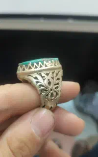 انگشتر فیروز جوون دار