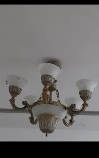 دو عدد لوستر  پنج شاخه