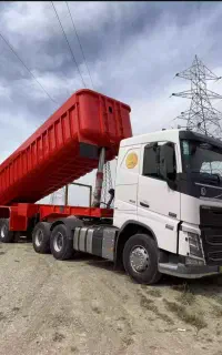 نیازمند جذب اجاره کامیون کمپرسی تک دهچرخ تریلی