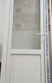 درب pvcبالکن دو تیکه