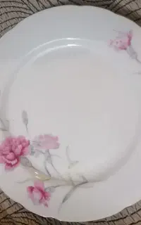 بشقاب چینی گل رز