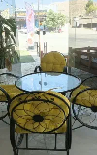 صندلی ویلایی فلزی