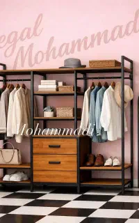 های گلاس لایک رگال دار قفسه خور آینه میز دار