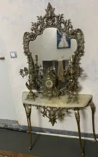 خریدار و فروش آینه وشمعدان برنجی (برنز)