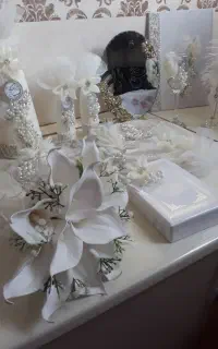 ست بله برون  ودسته گل نونو