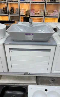 روشویی کابینتی و پایه دار درجه ۱ (سنگ)