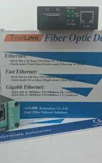 مدیا کانورتور فیبر نوری-sfp-پچ کورد فیبر نوری-ftth