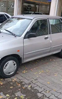 پراید 132مدل 90 دو تیکه رنگ بدون آفتاب سوختگی