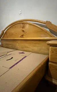 سرویس خواب دونفره چوب روس
