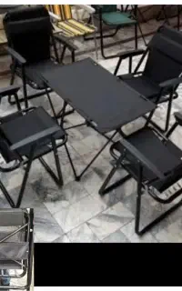 ست 4 نفره میز با صندلی  10فنر  و فنر  زیر نشیمنگاه