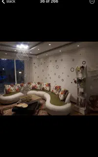 لوستر کریستال نخی ارتفاع ۲۴۰