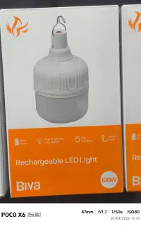 پخش عمده لامپ شارژی ۱۰۰w /60w /40w