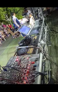 دیجی باغ و تالار استخر آبگرم نورپردازی Dj