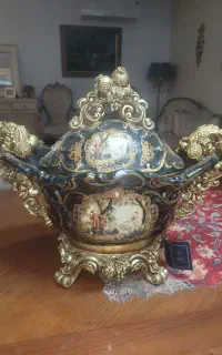 گلدان دوعددواجیل خوری دکور بوده قدیمی