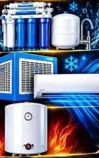 تعمیر پکیج،تصفیه آب، پمپ ،کولر گازی وآبی ،تاسیسات