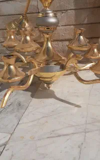 لوستر  فروش و خرید  لوستر و اینه  شمعدان  برنجی
