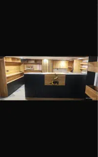 دکوراسیون تمام چوب برای کافه،مغازه