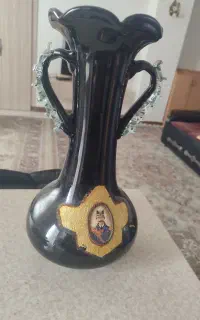 دوعدد گلدان و درختچه نخل ۷ شاخه
