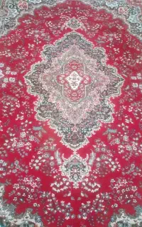 فرش ۶متری ماشینی قرمز درحدنو