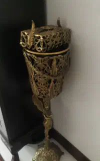 سطل و جا دستمال کاغذی برنزی
