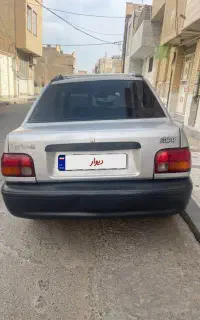 پراید نقره ای