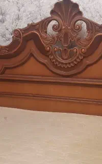 تخت خواب دونفره چوب واقعی