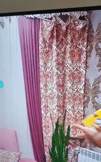 والان پرده طرحدار و ساده