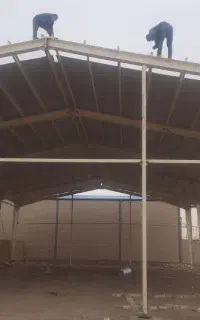 اجرای نصب پوشش سقف سوله ویلایی