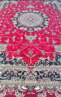 فرش ۱۲ متری شسته شده