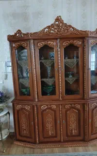 بوفه ۴ درب چوبی در حد