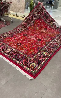 فرش دستباف(بساک)۳ تخته ۶ متری کسب ننج نو