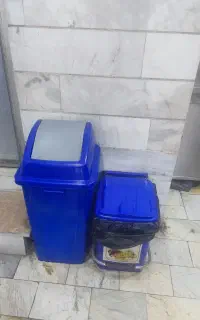 سطل آشغالی نو و سالم درحد