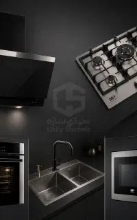 هود فر گاز چکی و سینک قسطی چکی مستر پلاس