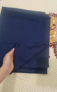 پارچه کرپ ناز ژاپنی / پارچه عبا سورمه ای