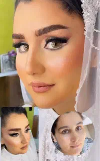 میکاپ حرفه ای عروس سیرجان