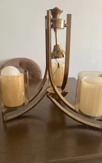 لوستر  سه شاخه در حد نو