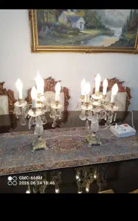 شمعدانی برنزی آنتیک