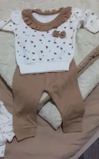 لباس نوزاد دخترانه چند دست از ۱ماه تا ۴ ماه