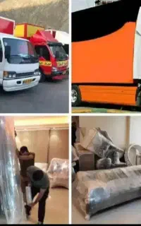 باربری و اسباب کیشی خانه همراه با کارگر و ماشین